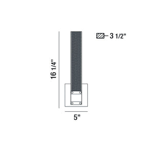 Admiral 16" Integrated LED Wall Sconce