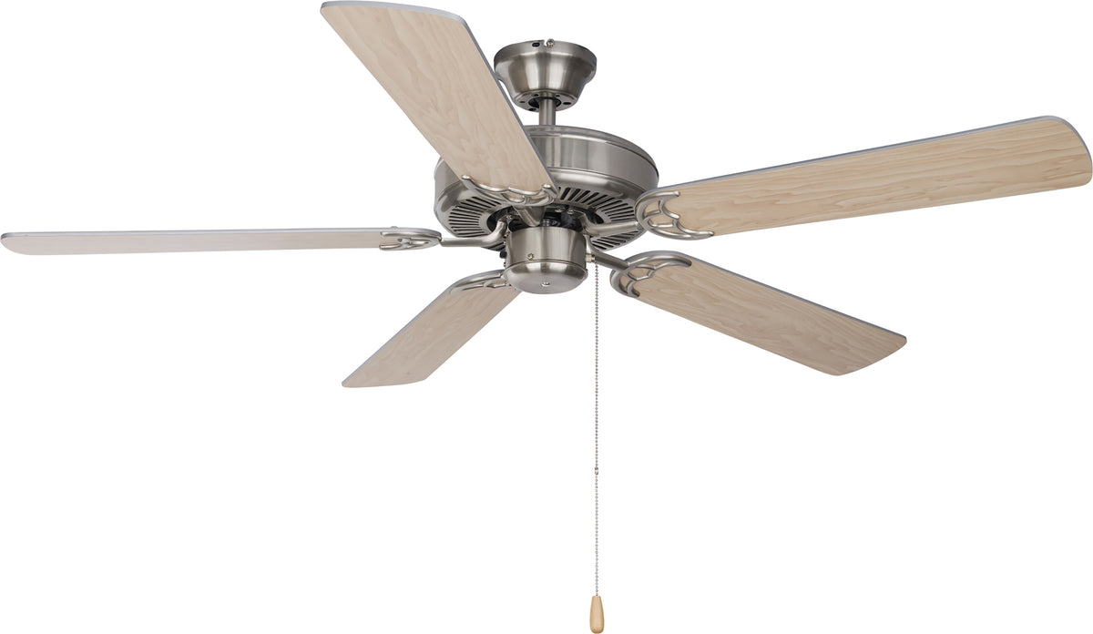 Basic-Max 52" Black Fan Black/Walnut Blades