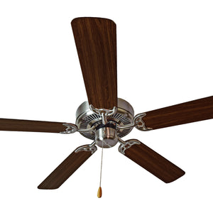 Basic-Max 52" Black Fan Black/Walnut Blades