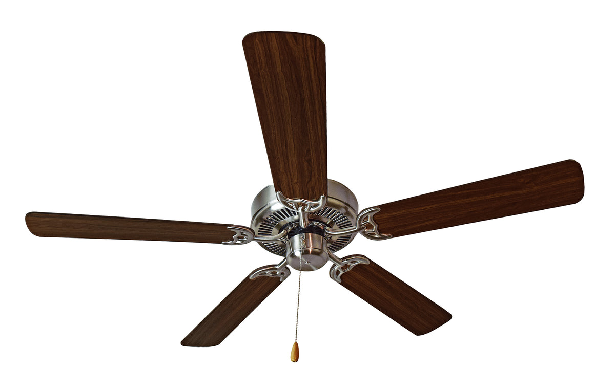 Basic-Max 52" Black Fan Black/Walnut Blades