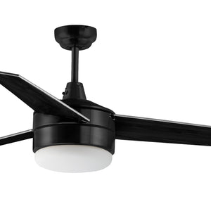 Trio 52" Black Fan LED 2-Light
