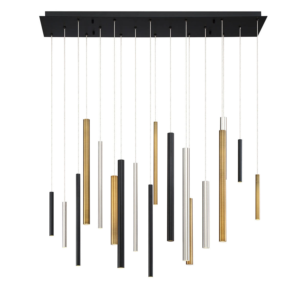 Santana 18-Light 42" Integrated LED Multi Drop Chandelier