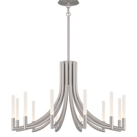 Olette 12-Light 36" Integrated LED Chandelier