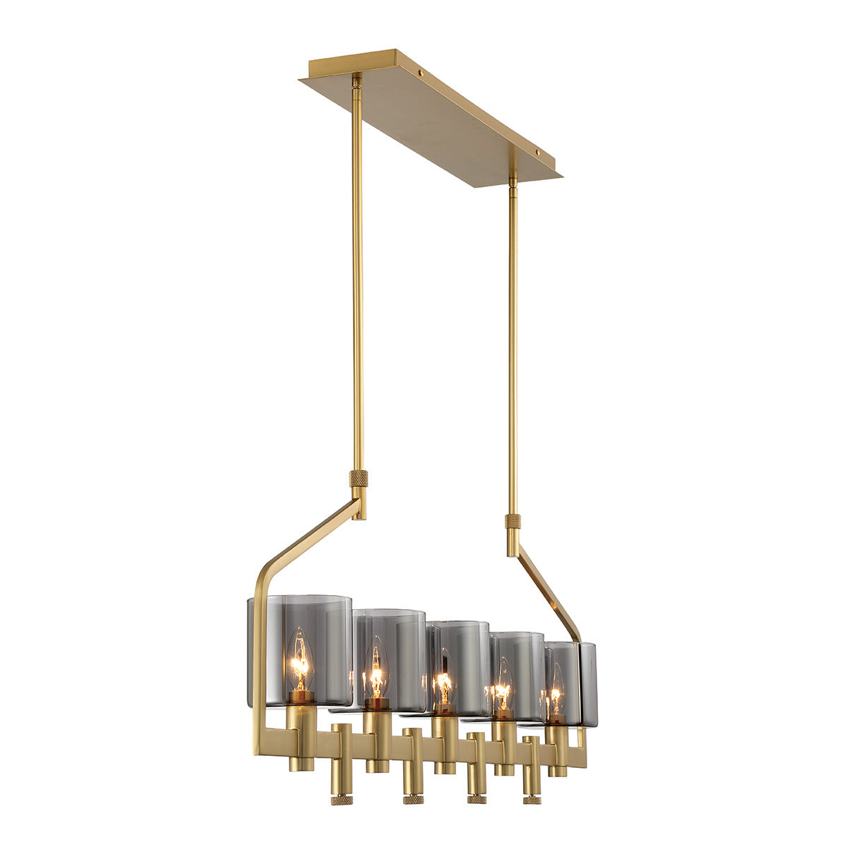 Decato 5-Light 42" Linear Chandelier