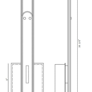 Verdura 16" Integrated LED Wall Sconce