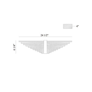 Seraph 25" Integrated LED Wall Sconce