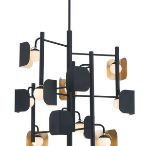 Cornice 12-Light 42" Integrated LED Chandelier