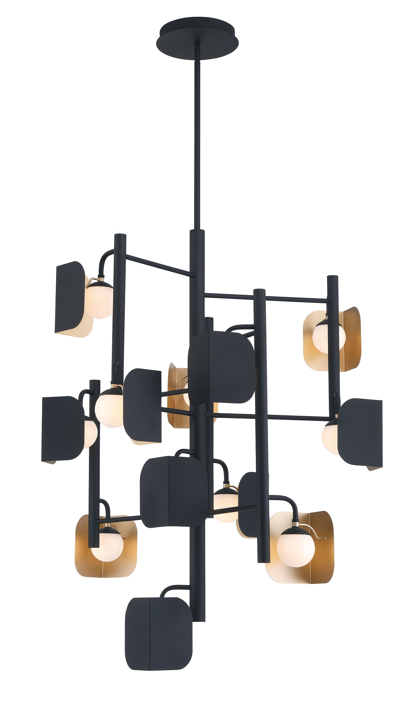 Cornice 12-Light 42" Integrated LED Chandelier