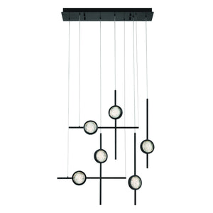 Barletta 6-Light 32" Integrated LED Multi Drop Chandelier
