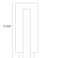 Carta 18" Integrated LED Outdoor Wall Sconce