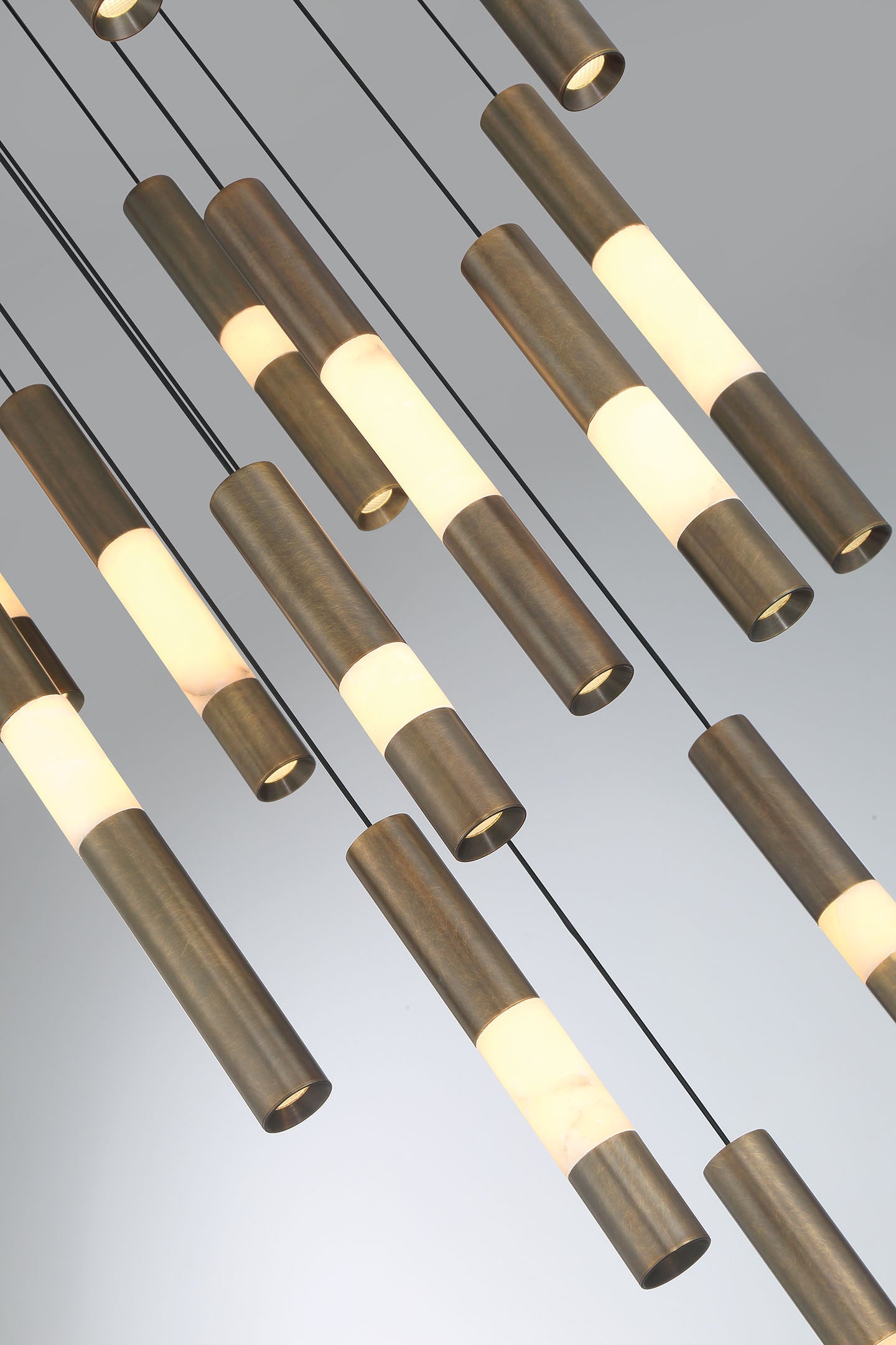 Ronda 15-Light 32" Integrated LED Multi Drop Chandelier