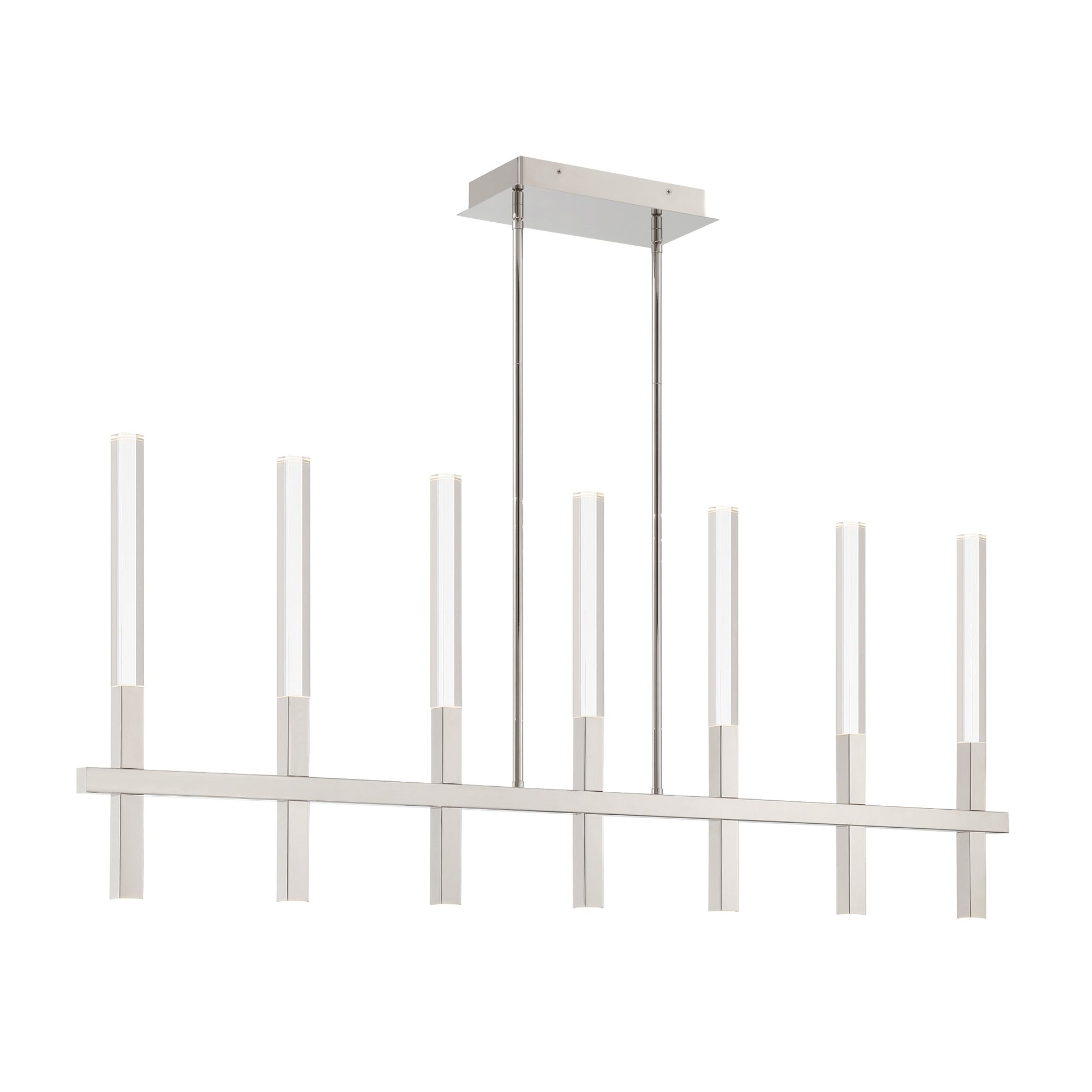 Benicio 7-Light 46" Integrated LED Linear Chandelier