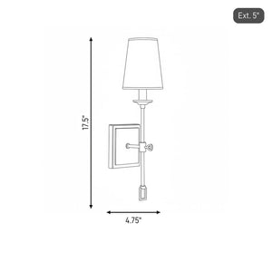 Lorainne 1-Light Wall Sconce