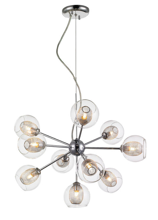 Auge 10 Light Chandelier