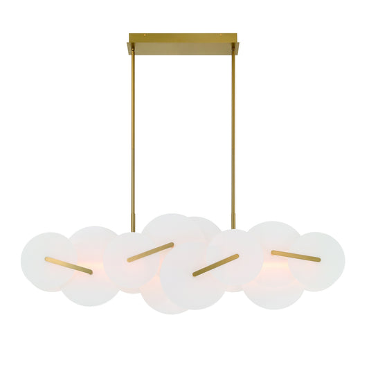 Nuvola 56" Integrated LED Linear Chandelier