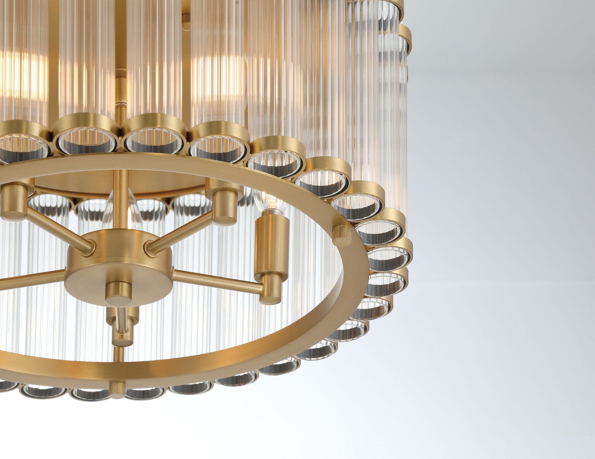 Glasbury 5-Light 18" Flush Mount