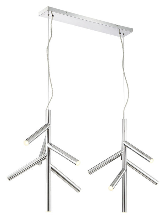 Forest 12 Light Linear Chandelier