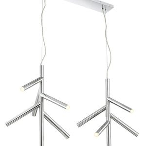 Forest 12 Light Linear Chandelier