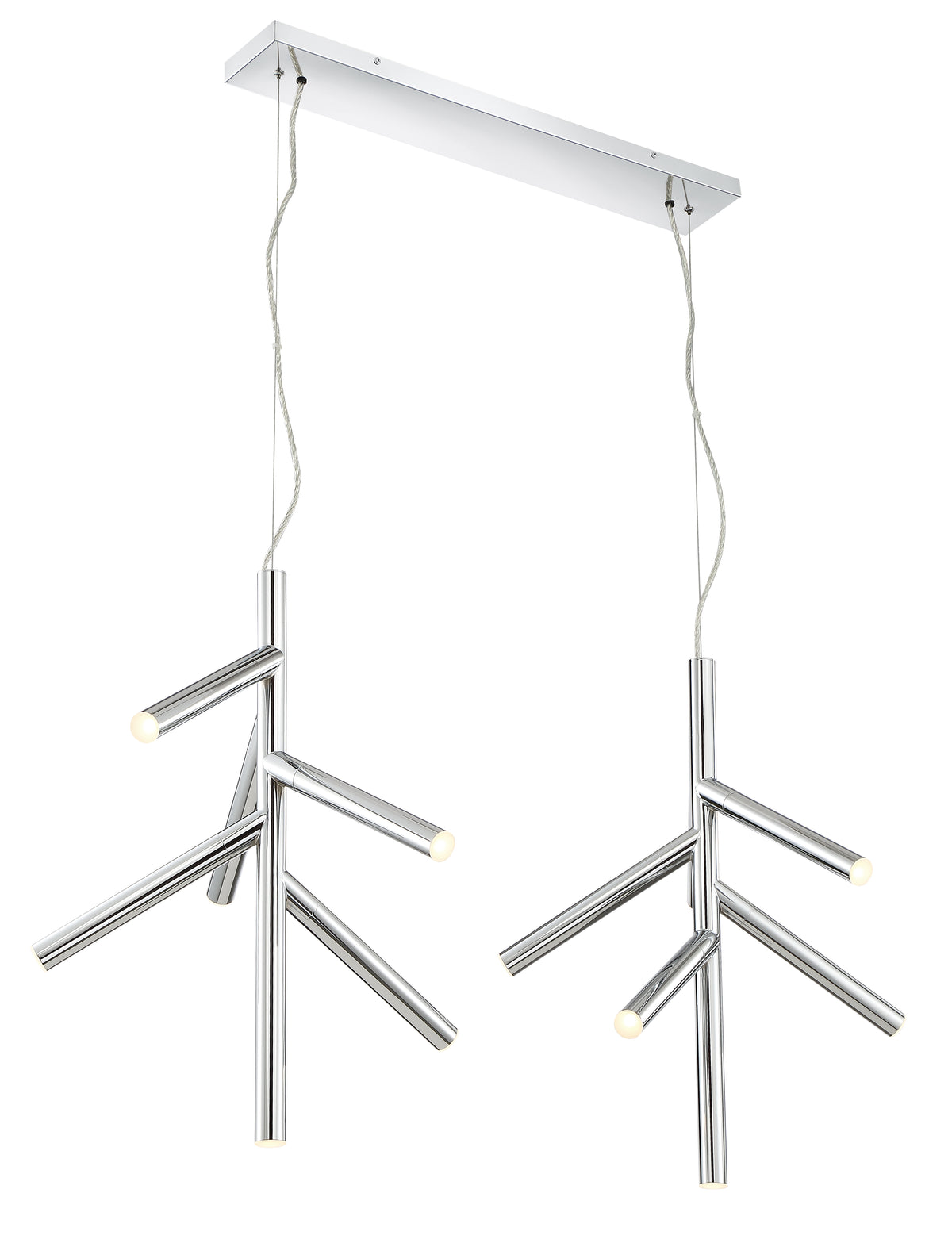 Forest 12 Light Linear Chandelier