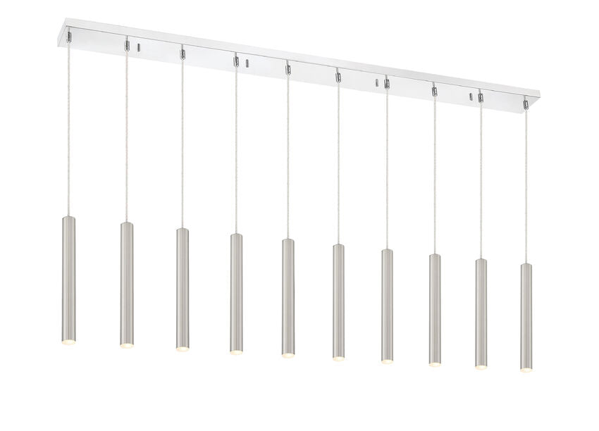 Forest 10 Light Linear Chandelier