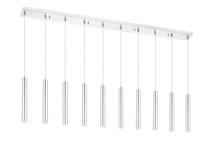 Forest 10 Light Linear Chandelier