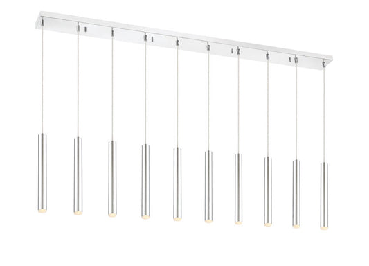 Forest 10 Light Linear Chandelier