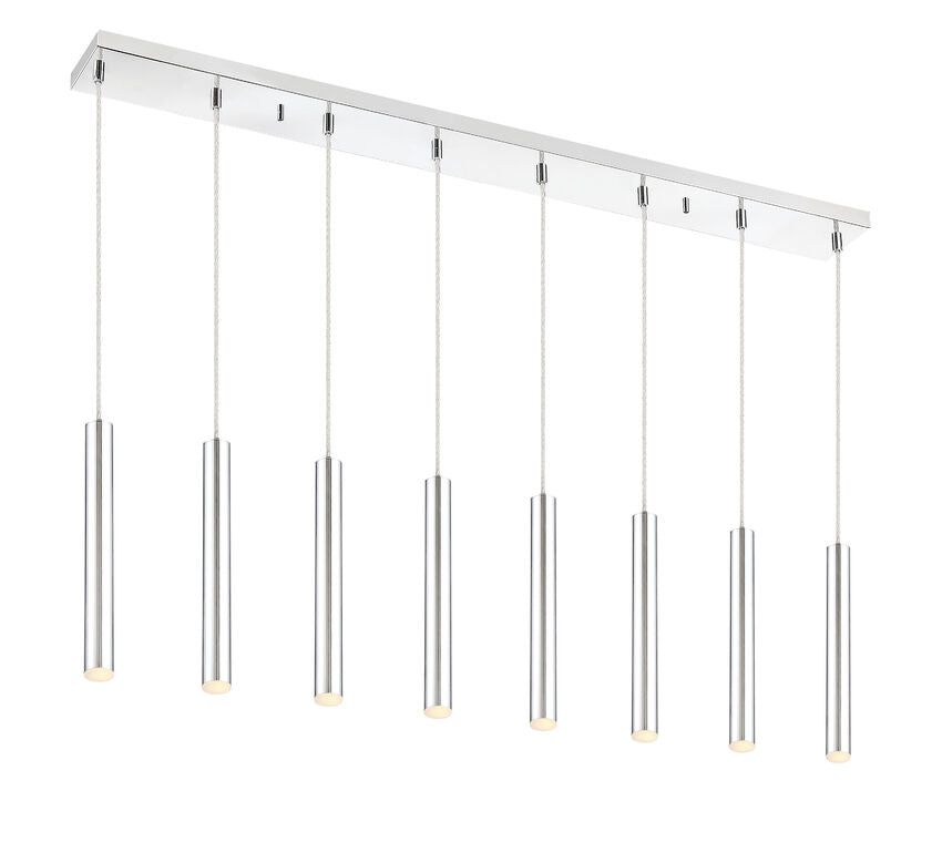 Forest 8 Light Linear Chandelier
