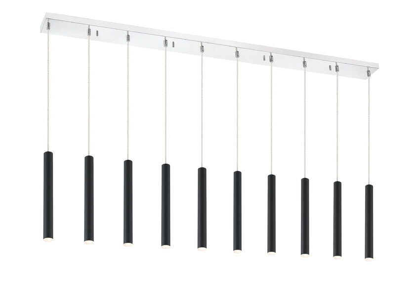 Forest 10 Light Linear Chandelier