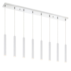 Forest 8 Light Linear Chandelier