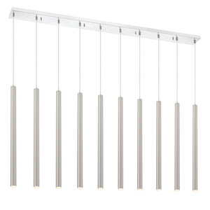 Forest 10 Light Linear Chandelier