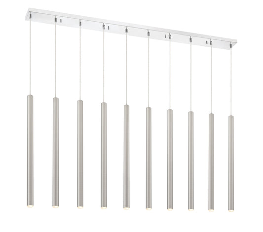 Forest 10 Light Linear Chandelier