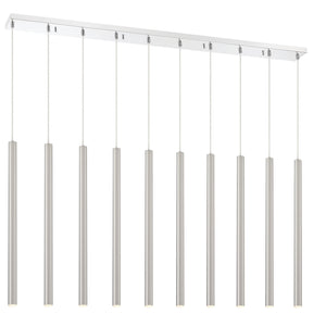 Forest 10 Light Linear Chandelier