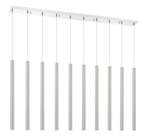Forest 10 Light Linear Chandelier