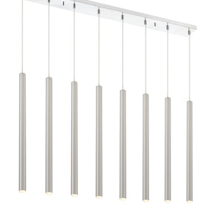 Forest 8 Light Linear Chandelier