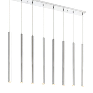 Forest 8 Light Linear Chandelier