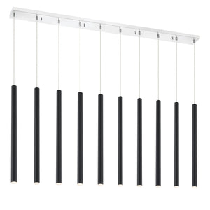 Forest 10 Light Linear Chandelier