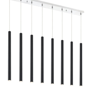 Forest 8 Light Linear Chandelier