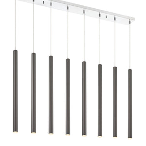 Forest 8 Light Linear Chandelier
