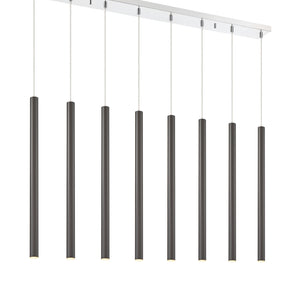 Forest 8 Light Linear Chandelier