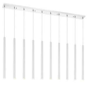Forest 10 Light Linear Chandelier