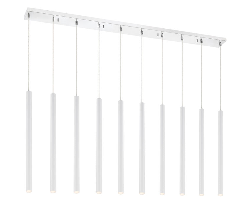 Forest 10 Light Linear Chandelier
