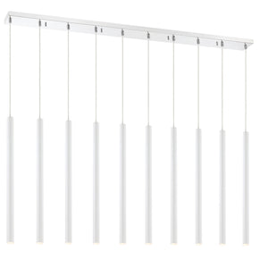 Forest 10 Light Linear Chandelier