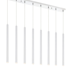 Forest 8 Light Linear Chandelier