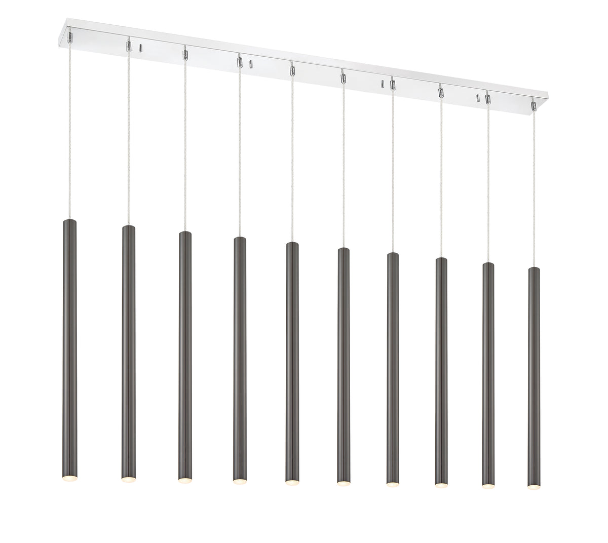 Forest 10 Light Linear Chandelier