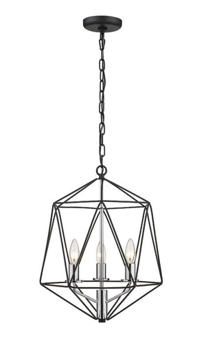 Geo 3 Light Chandelier 3 x 60W - Candelabra
