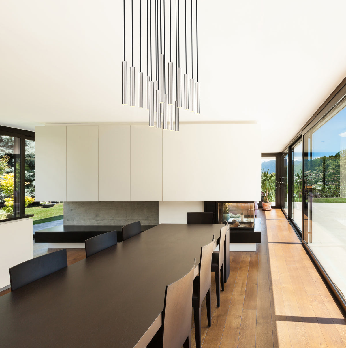Forest 17 Light Linear Chandelier