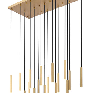 Forest 17 Light Linear Chandelier