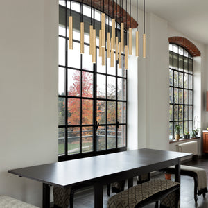 Forest 17 Light Linear Chandelier