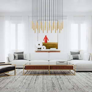 Forest 23 Light Linear Chandelier