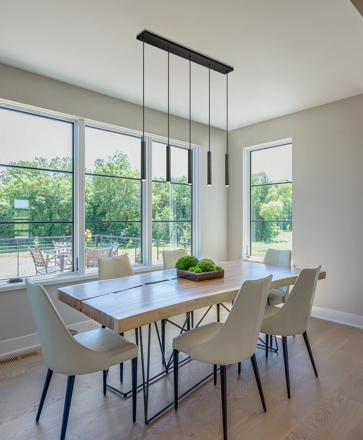 Forest 5 Light Linear Chandelier